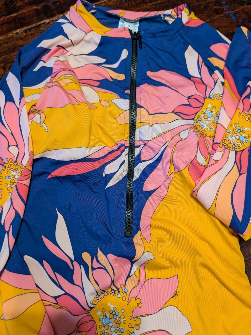 Trina Turk M Paddle Swimsuit in Floral - Picture 7 of 16